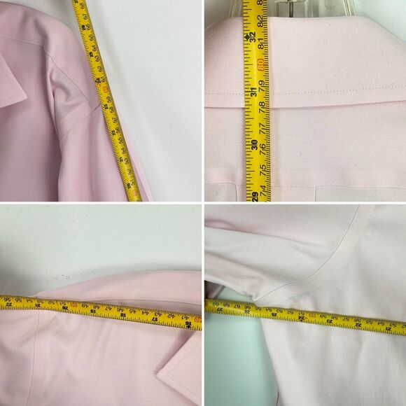 Brooks Brothers 1818 Regent Mens 17-33 Pink Dress Shirt Non-Iron Supima Cotton - Picture 12 of 16